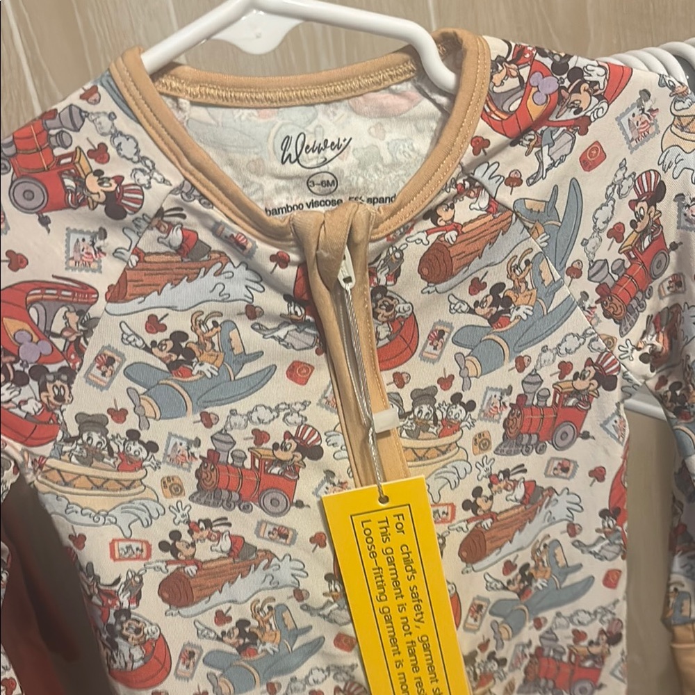 Wonsie Cartoon Print Onesie
